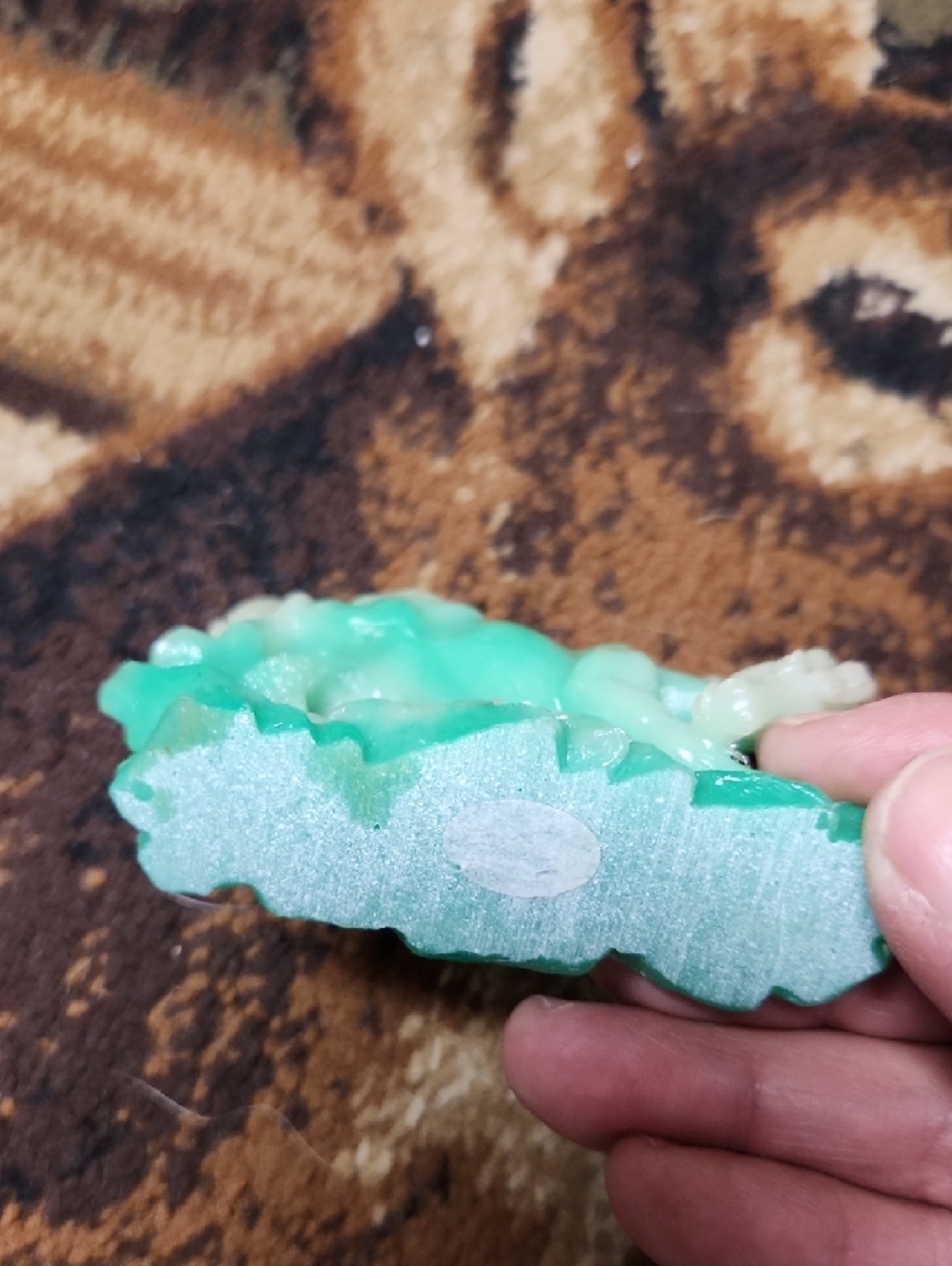 Green Jade-Look Horse Figurine - Picture 3 of 7